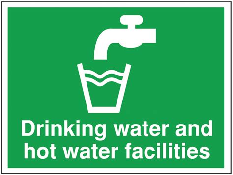 Drinking Water Signs First Aid Signs Seton Uk