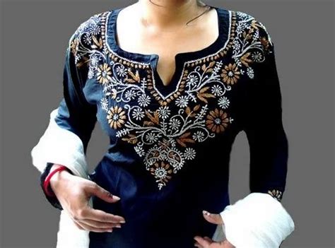 Neck Embroidery Designs For Kurtis At Rs 25piece कढ़ाई के डिजाइन