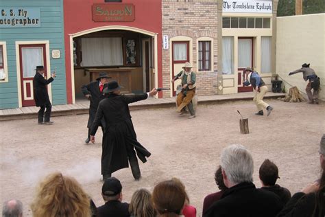 Actor Shot During Tombstone Arizona Old West Gunfight Re Enactment