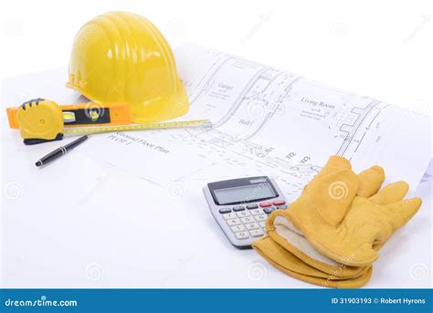 Drawing Up Plans Stock Image Image Of Residential Worker 31903193