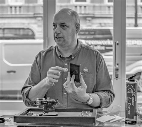David Slater Takes On The Task Of Repairing Older Leica Digital Cameras