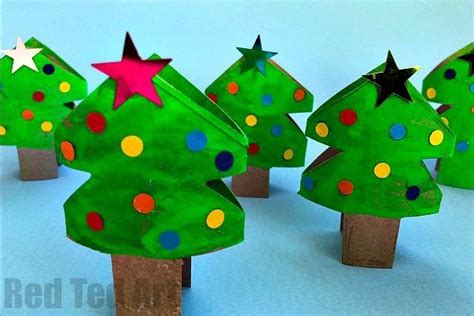 Toilet Paper Roll Christmas Tree Napkin Rings And Ornaments Deko