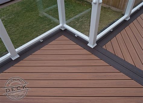 This calm, silvery shade mimics the natural look and feel of aged tropical hardwood. A border inlay will help separate areas of your deck. We ...