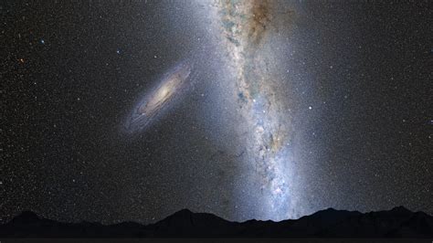 Milky Way And Andromeda
