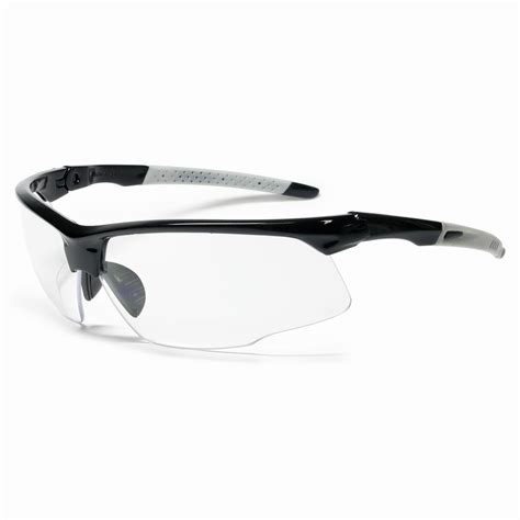 Airgas Rad64051541 Radnor™ Quartzsight™ Black Safety Glasses With Clear Anti Fog Anti