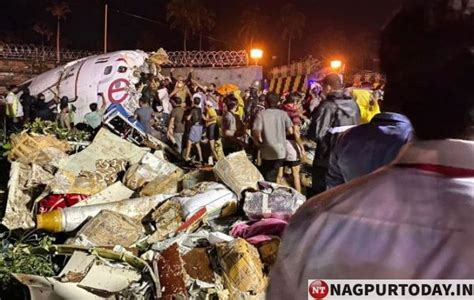 16 Killed As Ai Express Flight Overshoots Runway Breaks Into 2 In