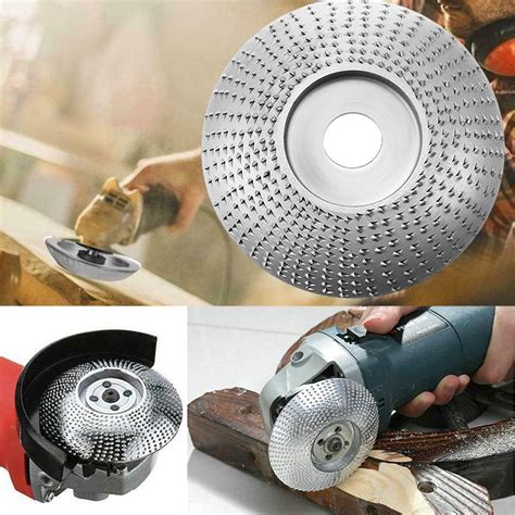 In Angle Grinder Disc Wood Carving Disc Woodworking Grinding Shaping