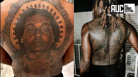 Offset Gets Takeoff Tattoo Covering His Entire Back Youtube
