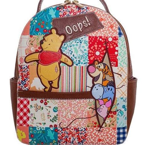 Danielle Nicole Winnie The Pooh Patchwork Mini Backpack Super Anime Store