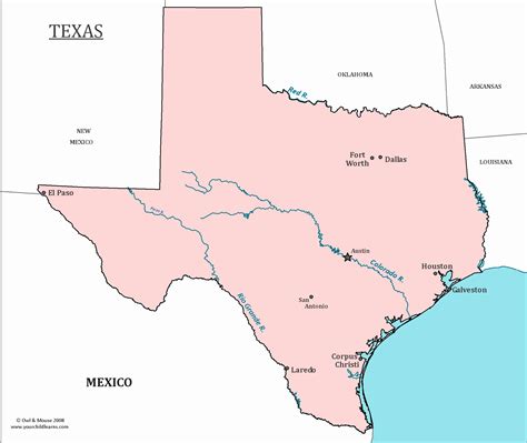 Austin texas map - Texas map Austin (Texas - USA)