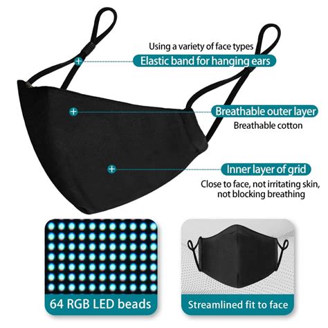 Voice Activated Led Mask Jdgoshop Creative Ts Funny Products