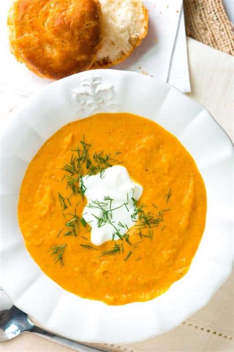 Curried Coconut Apple Carrot Soup
