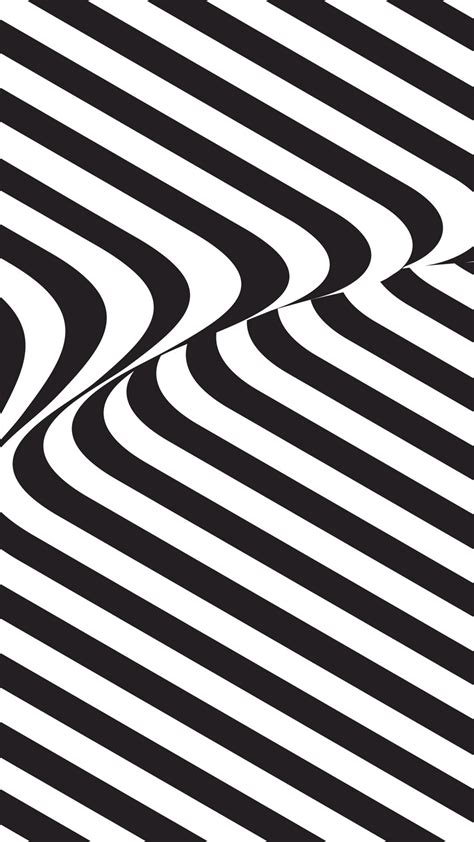 Black And White Striped Background H5 Simple Creative Stripe