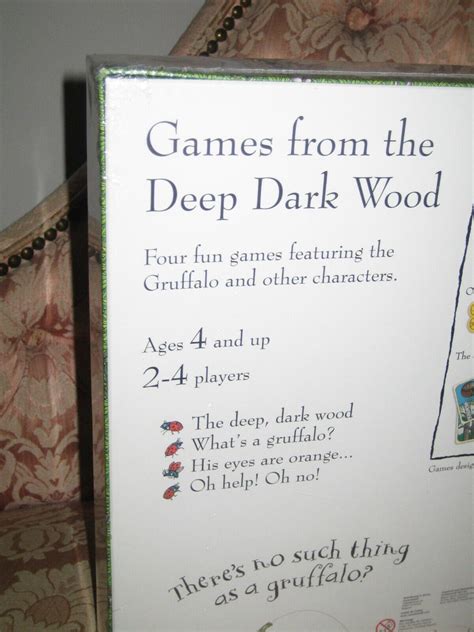 The Gruffalo Games From The Deep Dark Wood New And Sealed Ebay