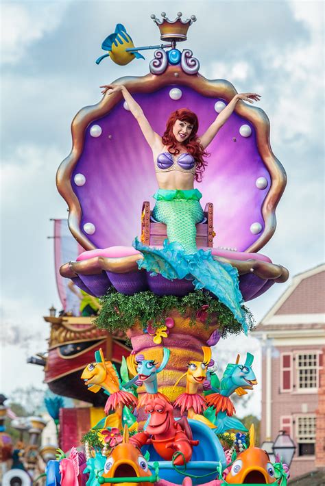 Ariel In The Disney Festival Of Fantasy Parade Thanks For Flickr