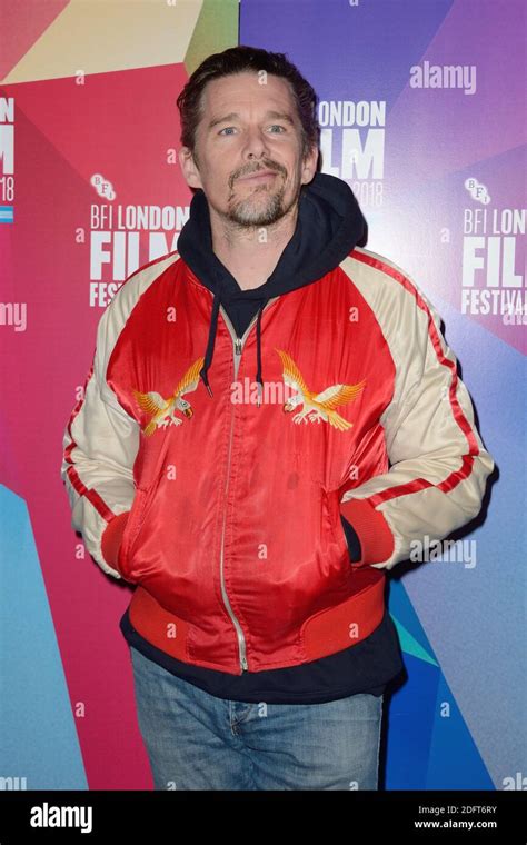 Ethan Hawke Attending The Premiere Of Blaze As Part Of The 62nd Bfi