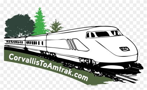 Since (prior to amtrak's operation) one almost never found rolling stock from anywhere in the country on any train, let alone rolling stock from competing. Corvallis-amtrak Connector - Speed Train Coloring Pages ...