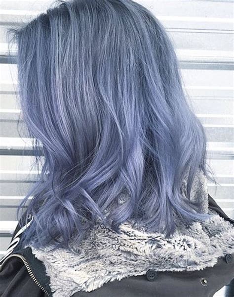 Dashing Blue Denim Hair Color Trends For 2017 2018 Denim Hair