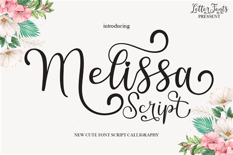 Melissa Is This Amazing Typeface Handmade Script Font We Created In