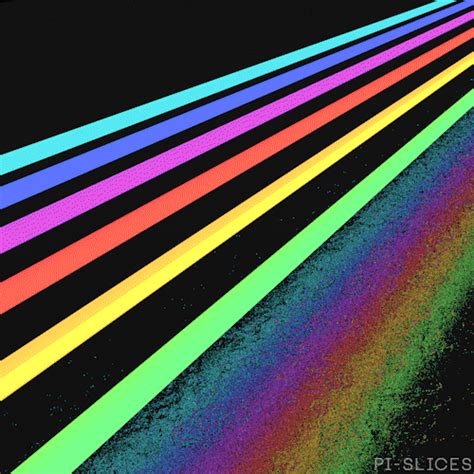 Pi Slices Rainbow Streaks 160917