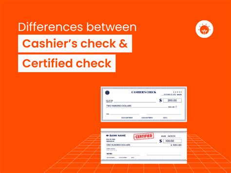 20 Differences Between Cashiers Check Vs Certified Check Explained