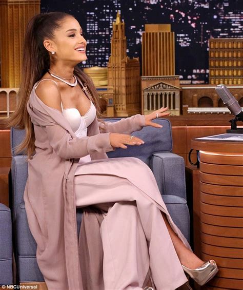 Ariana Grande Showcases Vocals In Platform Heels On “jimmy Fallon” Shoes Post