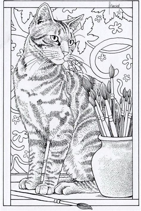 Pin By Tonee Rose On Hobby Tekeningen Cat Coloring Book Cat