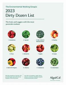 2023 Dozen And Clean Fifteen Lists And The Impact On Bone Health