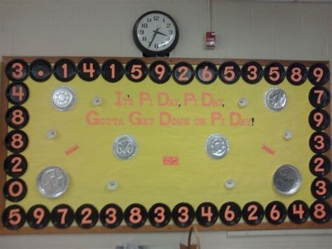 Pi (or 3.14) is celebrated on march 14 (3/14) and can include food, games, and fun. Pi Day bulletin board | Maddie | Pinterest | Pi day, The o ...