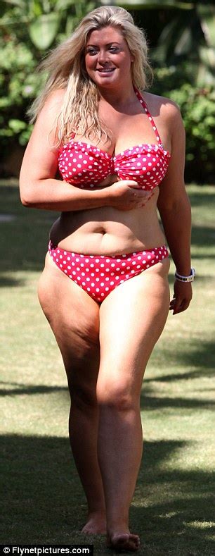 Gemma Collins Flaunts Her Curves In A Polka Dot Bikini As She Endures Another Tough Workout In