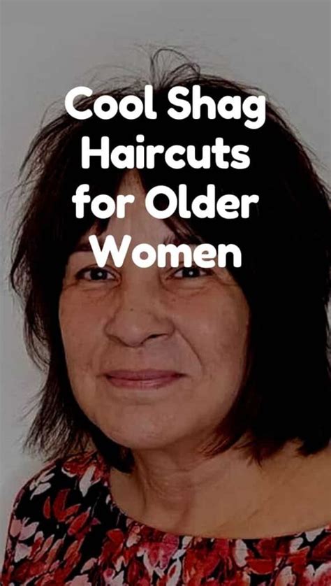 Cute Short Shag Haircuts For Older Women