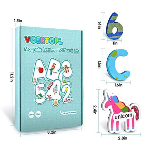 Magnetic Letters And Numbers For Toddlers Vcertcpl 134pcs Refrigerator