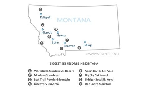 Ski Resorts Montana Map Angie Bobette