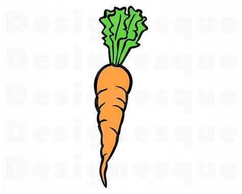 Carrot Clipart Carrot SVG Vegetables Svg Carrot Files for | Etsy