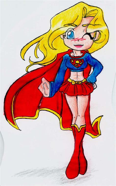 Super Girl Chibi By Cristalfire On Deviantart