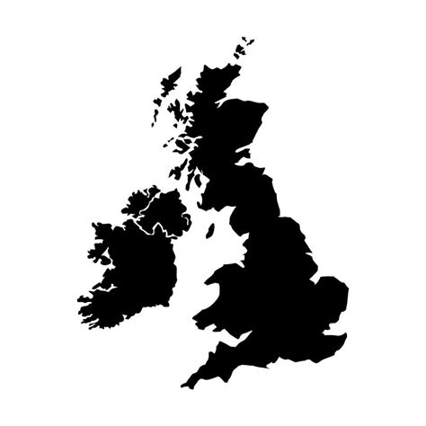 Great Britain Map Vector Art Icons And Graphics For Free Download