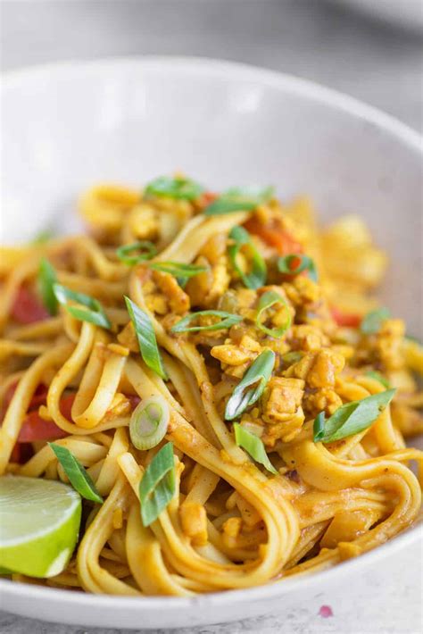 Vegan Curry Noodles Recipe Delish Knowledge