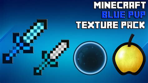 Smooth Blue Minecraft Pvp Texture Pack Low Swords Youtube