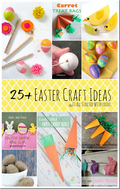 Easter Craft Ideas It All Started With Paint