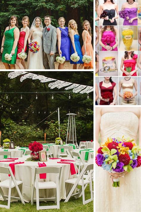 A Rainbow Wedding Theme These Photographs Will Make You Love The Idea