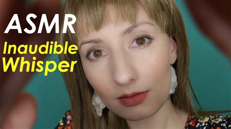 asmr unintelligible whisper from ear to ear 💤 close up breathing hand movements asmr to