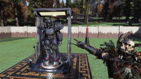 Fallout 76 Power Armor Display Frame Youtube