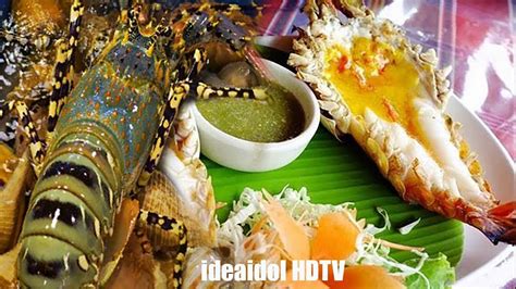 Thailand Street Food The Bigger Rainbow Lobster Youtube