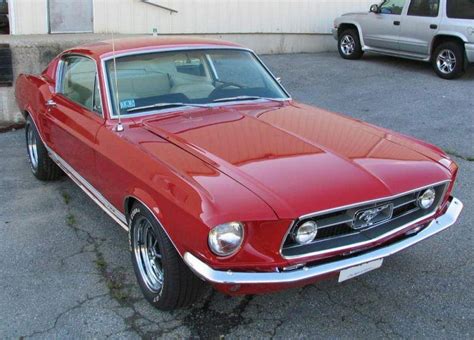 Candy Apple Red 1967 Ford Mustang Gt Fastback