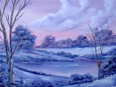 Winter Wonderland Painting By Cynthia Adams Fine Art America