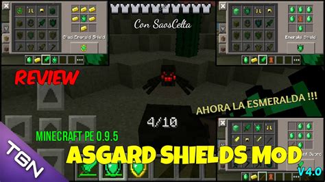 Asgard Shields Mod V40 Minecraft Pe 095 Armas De Esmeralda