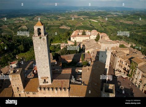 medieval towers from xiii century torre rognosa shadow of torre grossa and torre del diavolo