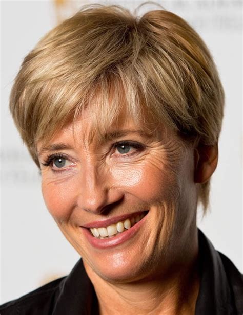 The lob haircut is so perfect for your next summer hairstyle. Emma Thompson Haircut Short - hairstyle how to make