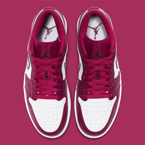 Air Jordan 1 Low Noble Red 553558 604 The Dope Timez