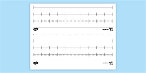 Editable And Printable Number Line Math Resources Twinkl
